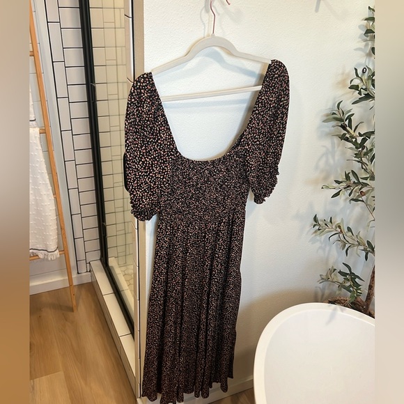 Abercrombie Fall Floral Midi Dress - Picture 6 of 6